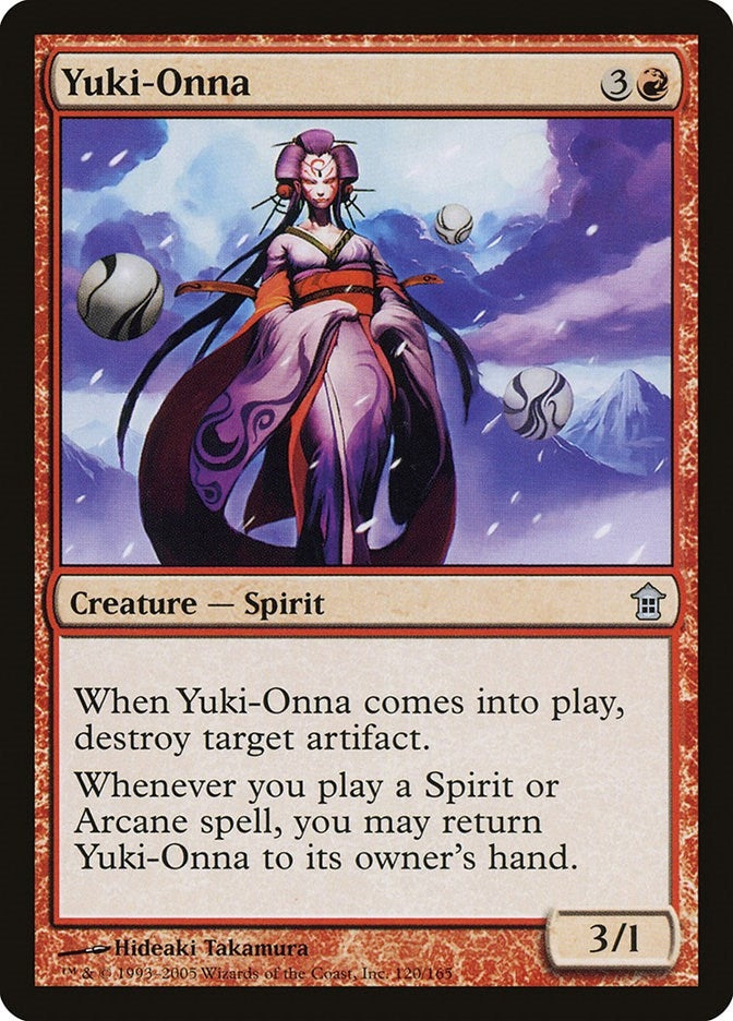 Image for Yuki-Onna (Saviors of Kamigawa) (120) - Magic: The Gathering