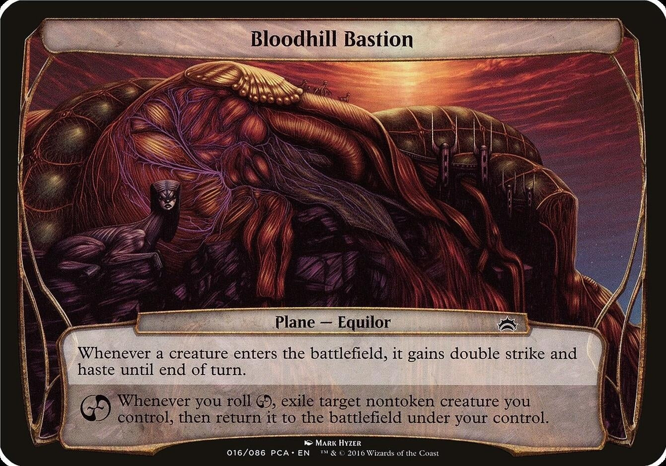 Image for Bloodhill Bastion (Planechase Anthology) (Oversize Cards) - Magic: The Gathering