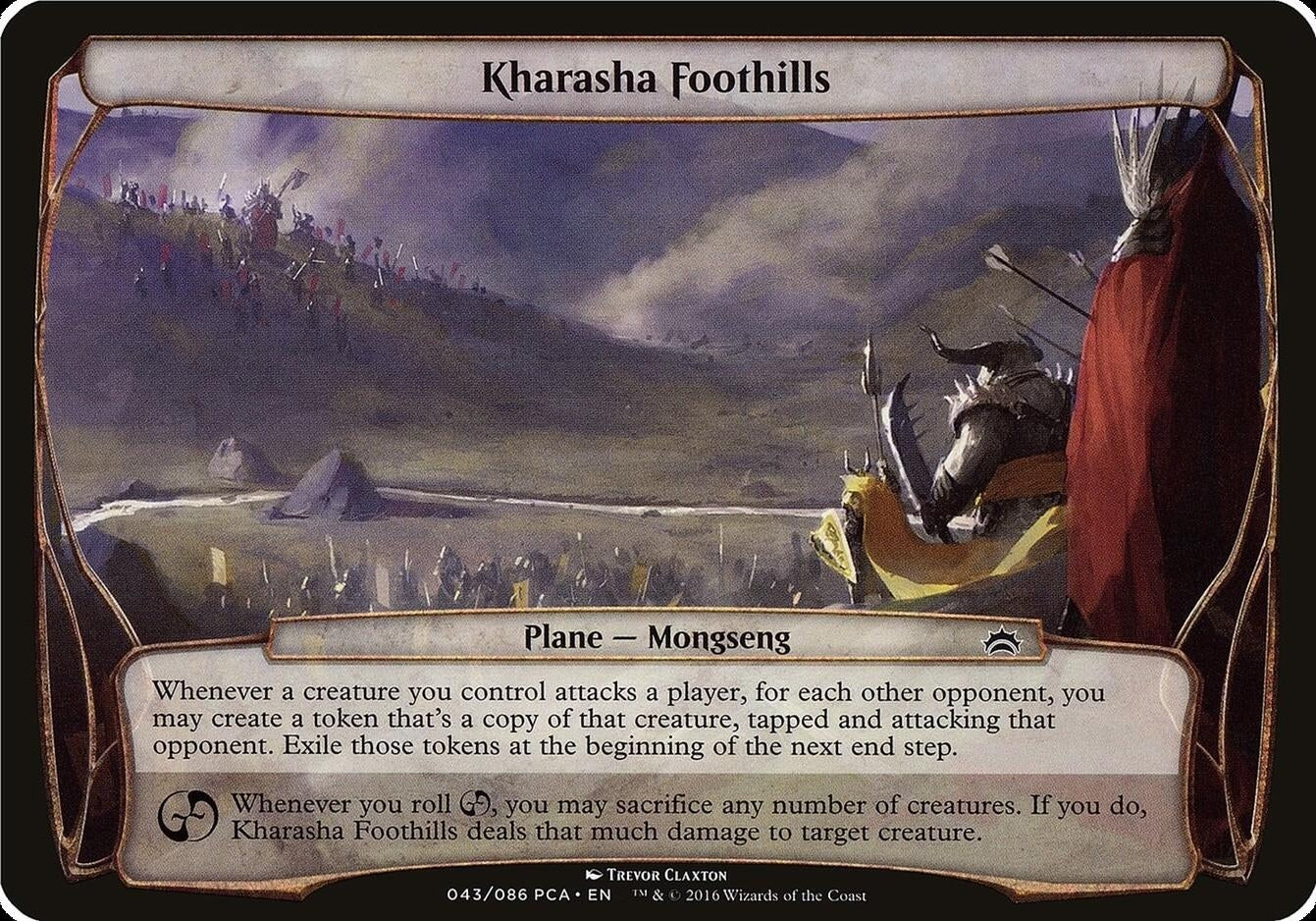 Image for Kharasha Foothills (Planechase Anthology) (Oversize Cards) - Magic: The Gathering