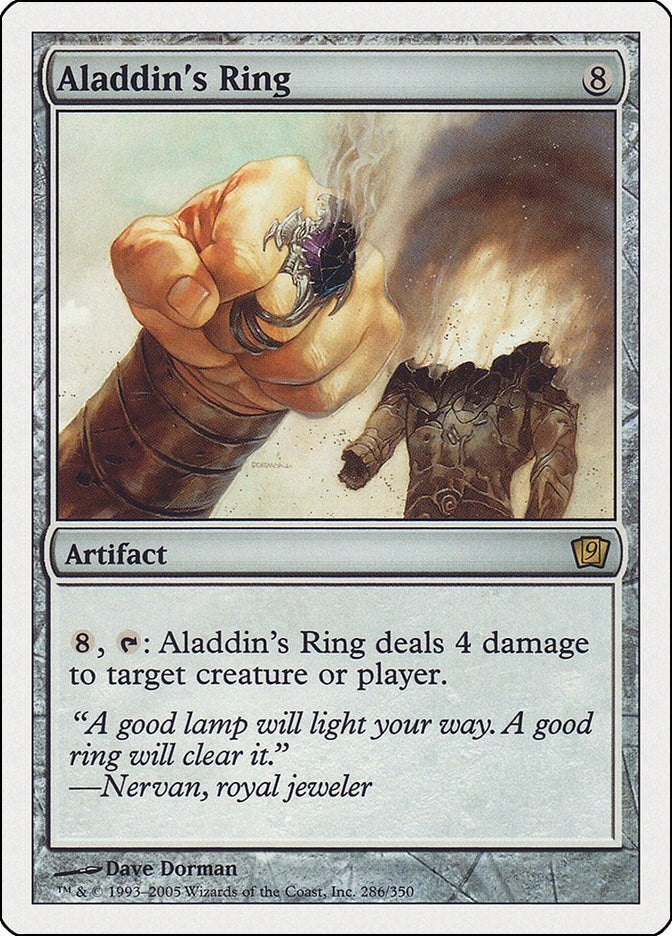 Image for Aladdin's Ring (9th Edition) (286) - Magic: The Gathering