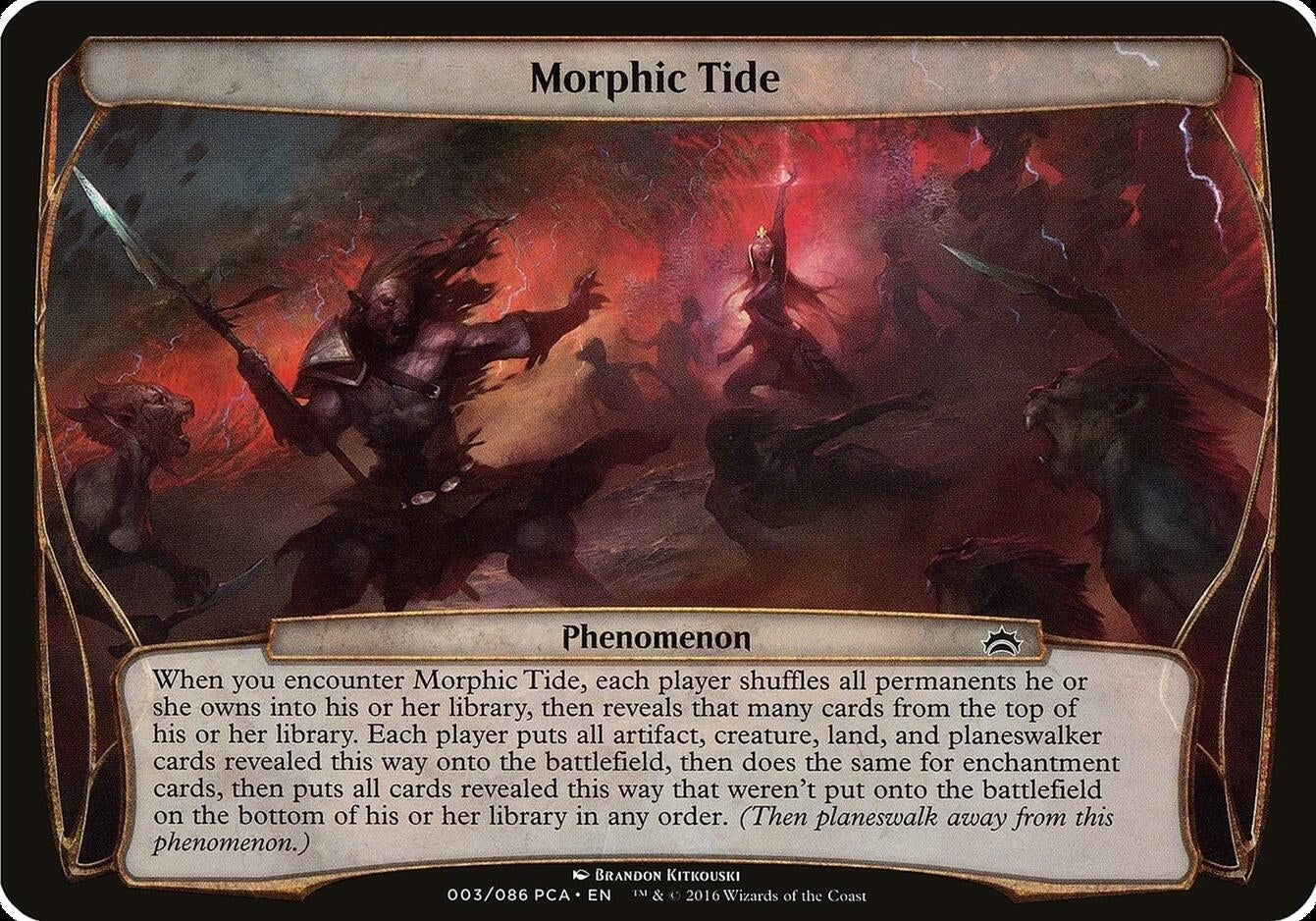 Image for Morphic Tide (Planechase Anthology) (Oversize Cards) - Magic: The Gathering