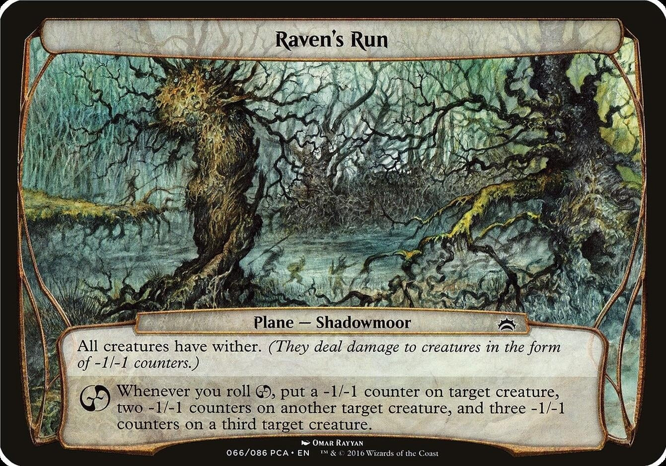 Image for Raven's Run (Planechase Anthology) (Oversize Cards) - Magic: The Gathering