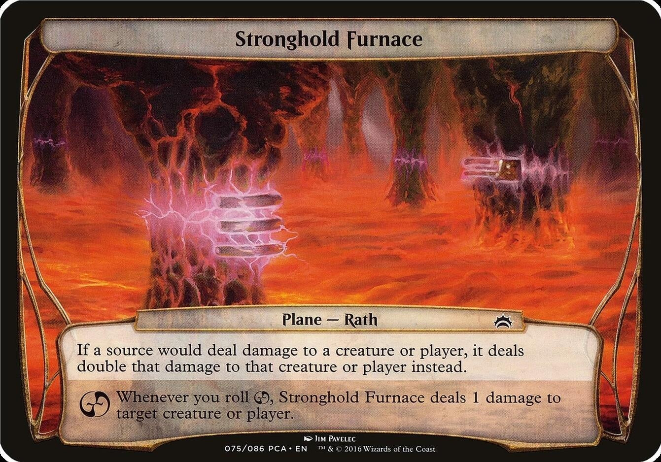 Image for Stronghold Furnace (Planechase Anthology) (Oversize Cards) - Magic: The Gathering