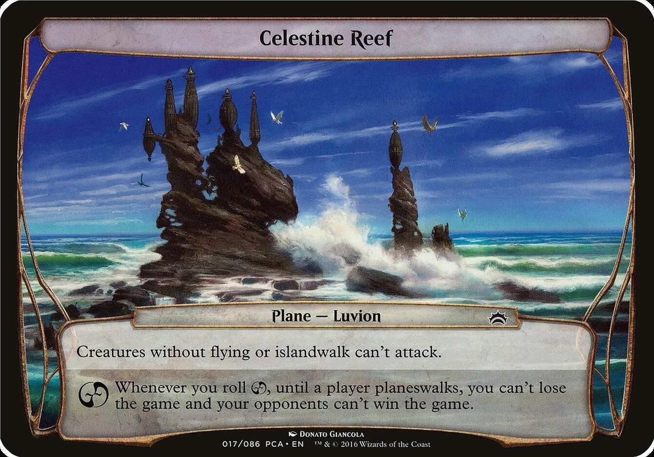 Image for Celestine Reef (Planechase Anthology) (Oversize Cards) - Magic: The Gathering