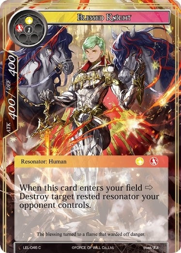 Image for Blessed Knight (Legacy Lost) (LEL-046) - Force of Will