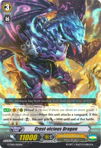 Image for Crest-vicious Dragon (G-TD10: Ritual of Dragon Sorcery) (G-TD10/002EN) - Cardfight Vanguard