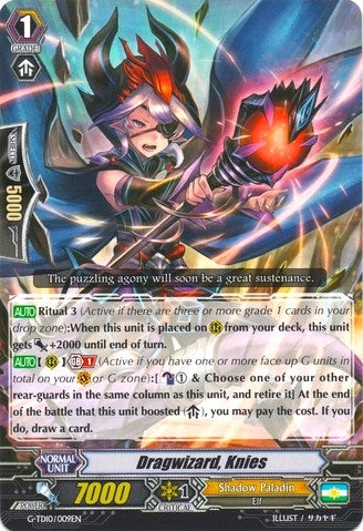 Image for Dragwizard, Knies (G-TD10: Ritual of Dragon Sorcery) (G-TD10/009EN) - Cardfight Vanguard