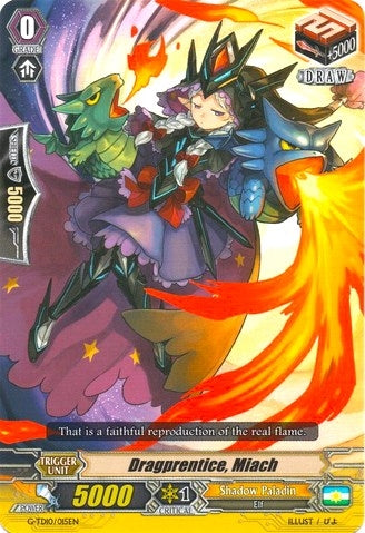 Image for Dragprentice, Miach (G-TD10: Ritual of Dragon Sorcery) (G-TD10/015EN) - Cardfight Vanguard