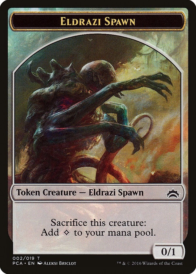 Image for Eldrazi Spawn (002) // Eldrazi Double-Sided Token (Planechase Anthology) (2 // 1) - Magic: The Gathering