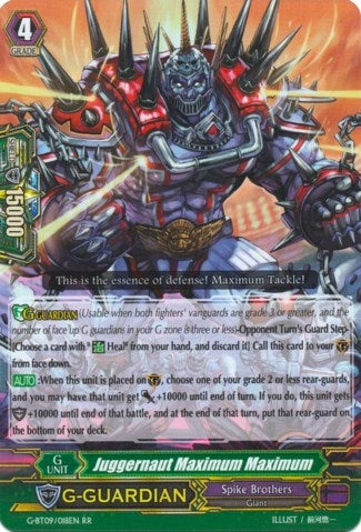 Image for Juggernaut Maximum Maximum (G-BT09: Divine Dragon Caper) (G-BT09/018EN) - Cardfight Vanguard