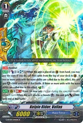 Image for Kelpie Rider, Vallas (G-BT09: Divine Dragon Caper) (G-BT09/044EN) - Cardfight Vanguard