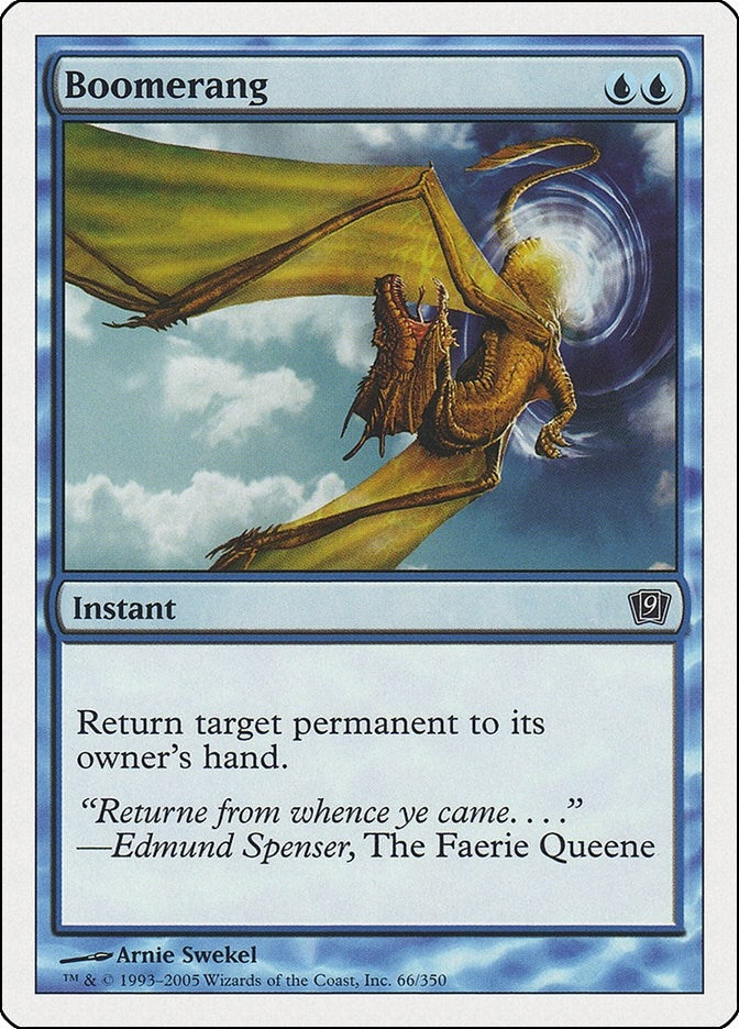 Image for Boomerang (9th Edition) (66) - Magic: The Gathering