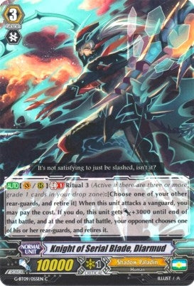 Image for Knight of Serial Blade, Diarmud (G-BT09: Divine Dragon Caper) (G-BT09/055EN) - Cardfight Vanguard