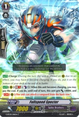 Image for Fullspeed Specter (G-BT09: Divine Dragon Caper) (G-BT09/081EN) - Cardfight Vanguard