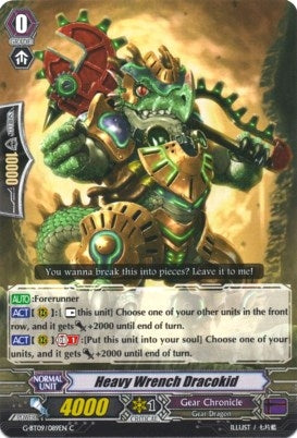Image for Heavy Wrench Dracokid (G-BT09: Divine Dragon Caper) (G-BT09/089EN) - Cardfight Vanguard