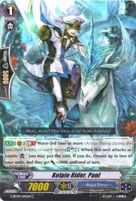 Image for Kelpie Rider, Paul (G-BT09: Divine Dragon Caper) (G-BT09/095EN) - Cardfight Vanguard