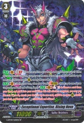 Image for Exceptional Expertise, Rising Nova (SP) (G-BT09: Divine Dragon Caper) (G-BT09/S20EN) - Cardfight Vanguard
