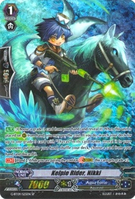 Image for Kelpie Rider, Nikki (SP) (G-BT09: Divine Dragon Caper) (G-BT09/S25EN) - Cardfight Vanguard
