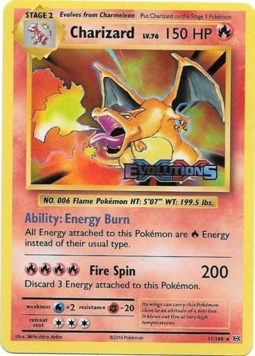 Image for Charizard (XY Evolutions Prerelease) (XY Promos) (11/108) - Pokemon