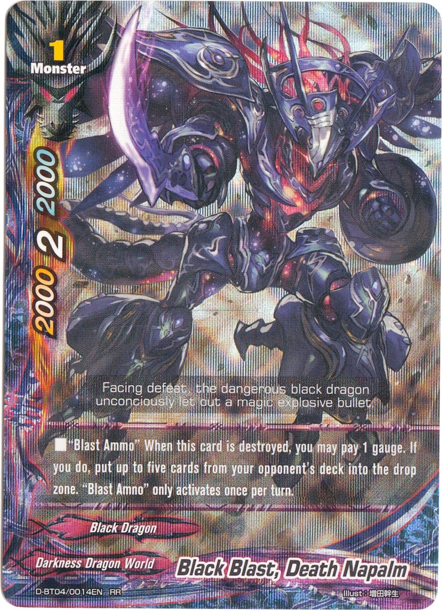 Image for Black Blast, Death Napalm (Shine! Super Sun Dragon!!) (D-BT04/0014EN) - Future Card BuddyFight