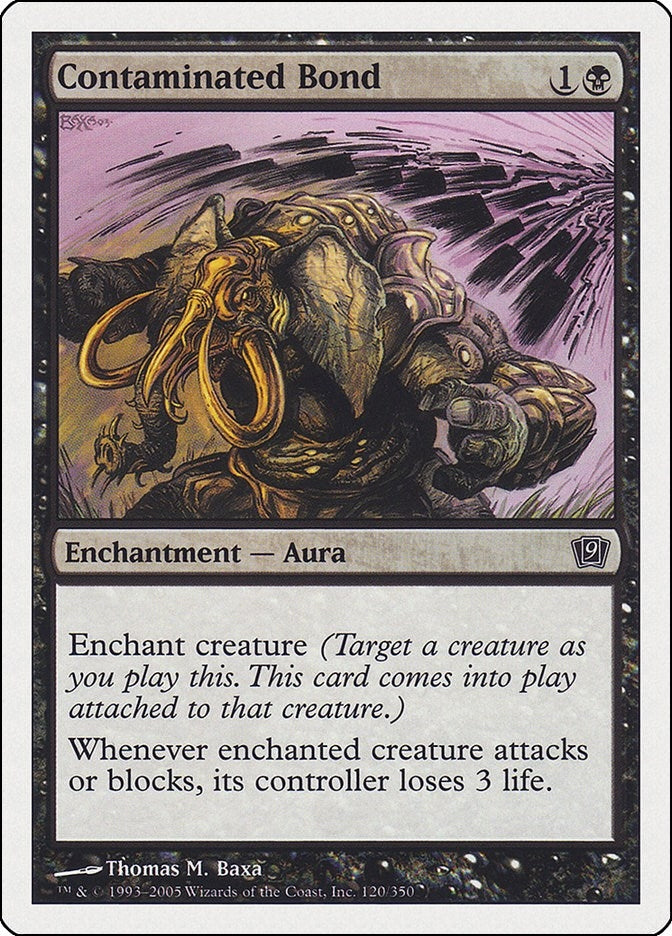 Image for Contaminated Bond (9th Edition) (120) - Magic: The Gathering