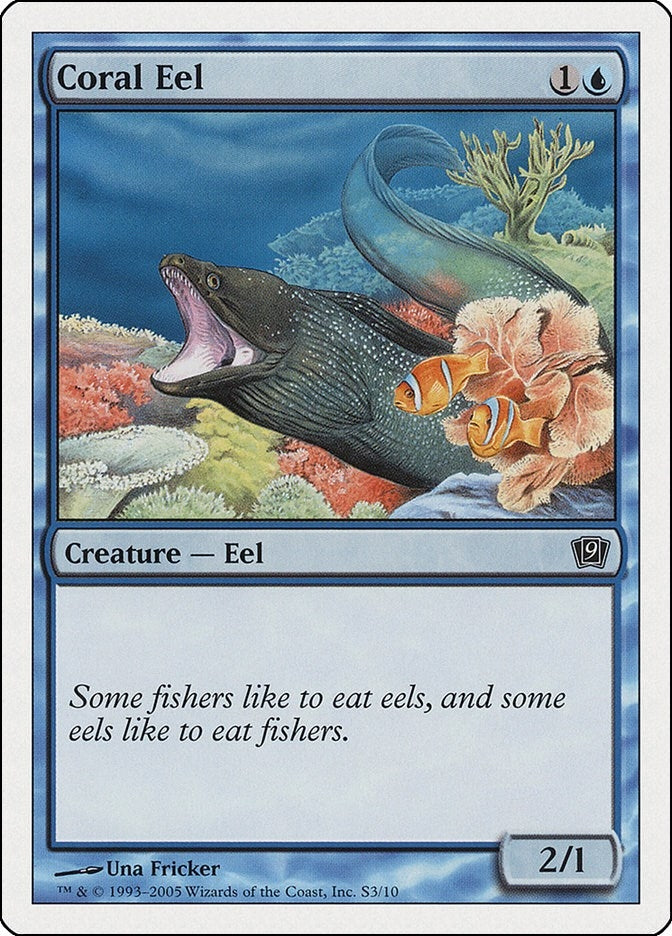 Image for Coral Eel (9th Edition) (S3) - Magic: The Gathering
