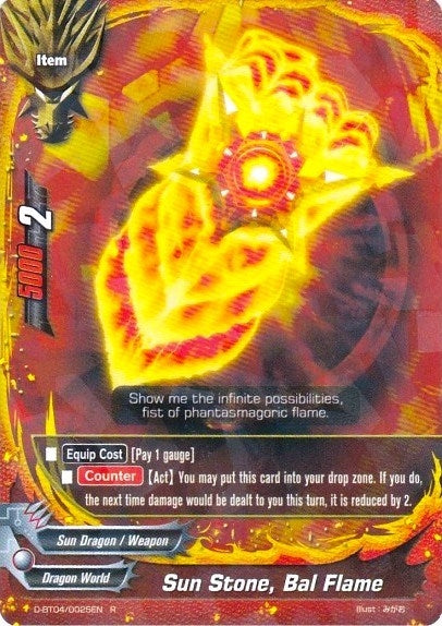 Image for Sun Stone, Bal Flame (Shine! Super Sun Dragon!!) (D-BT04/0025EN) - Future Card BuddyFight