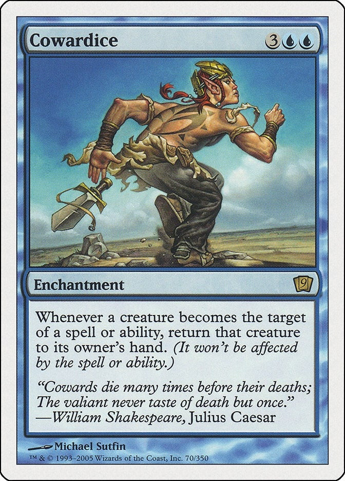 Image for Cowardice (9th Edition) (70) - Magic: The Gathering