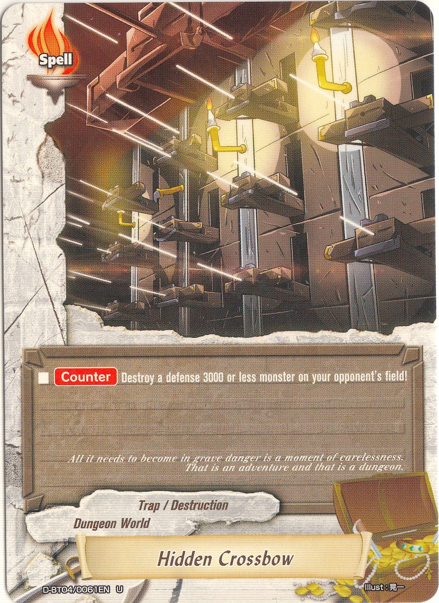 Image for Hidden Crossbow (Shine! Super Sun Dragon!!) (D-BT04/0061EN) - Future Card BuddyFight