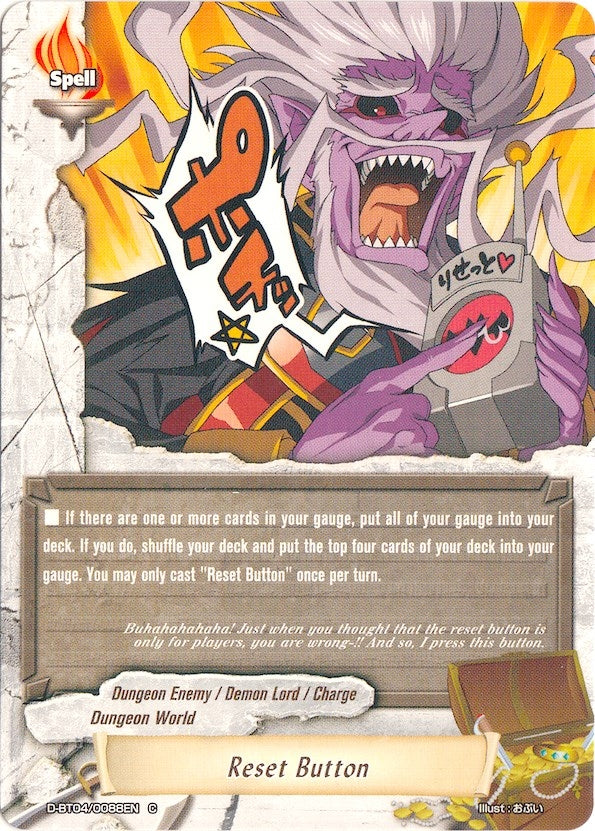 Image for Reset Button (Shine! Super Sun Dragon!!) (D-BT04/0088EN) - Future Card BuddyFight