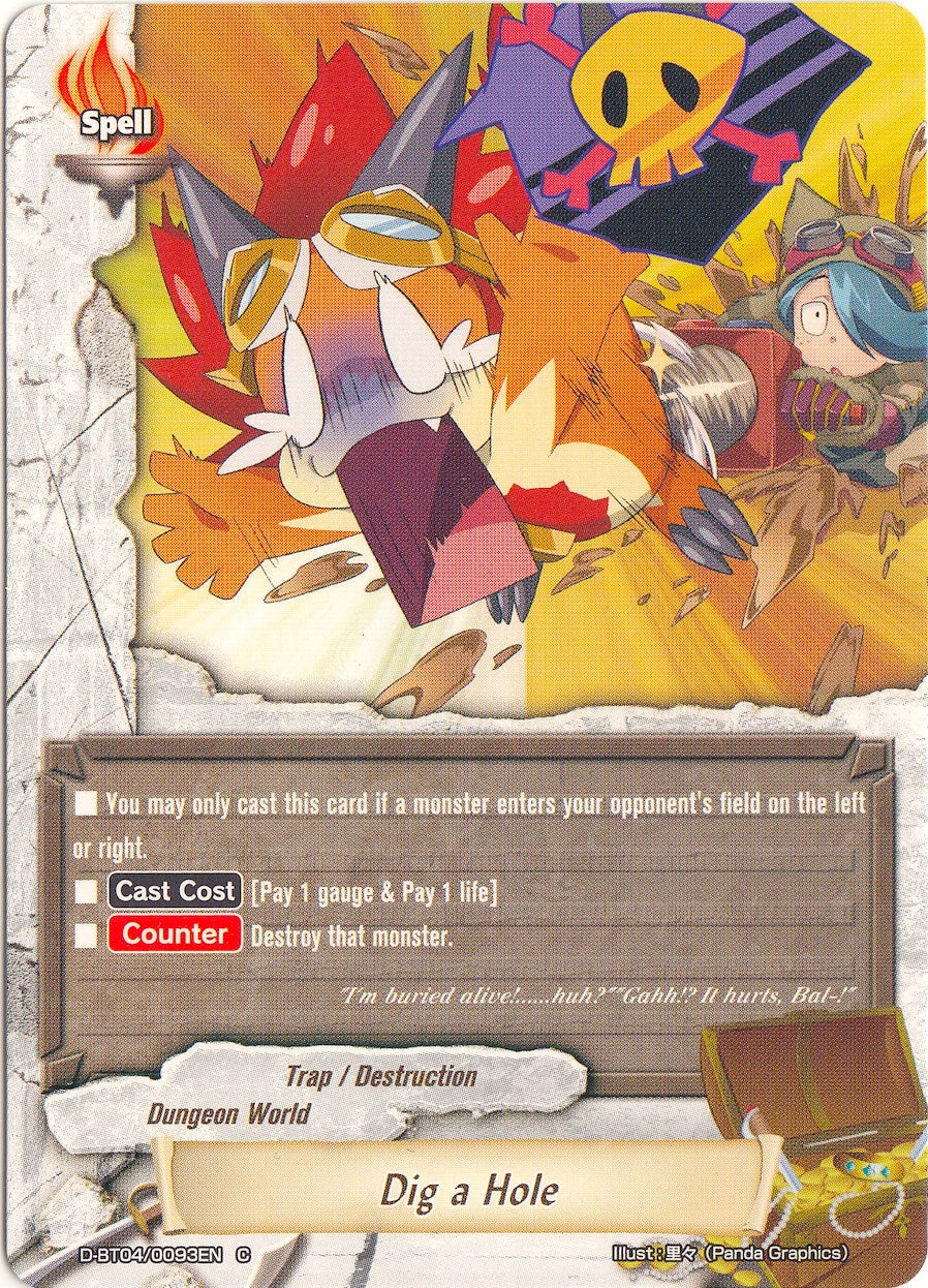 Image for Dig a Hole (Shine! Super Sun Dragon!!) (D-BT04/0093EN) - Future Card BuddyFight