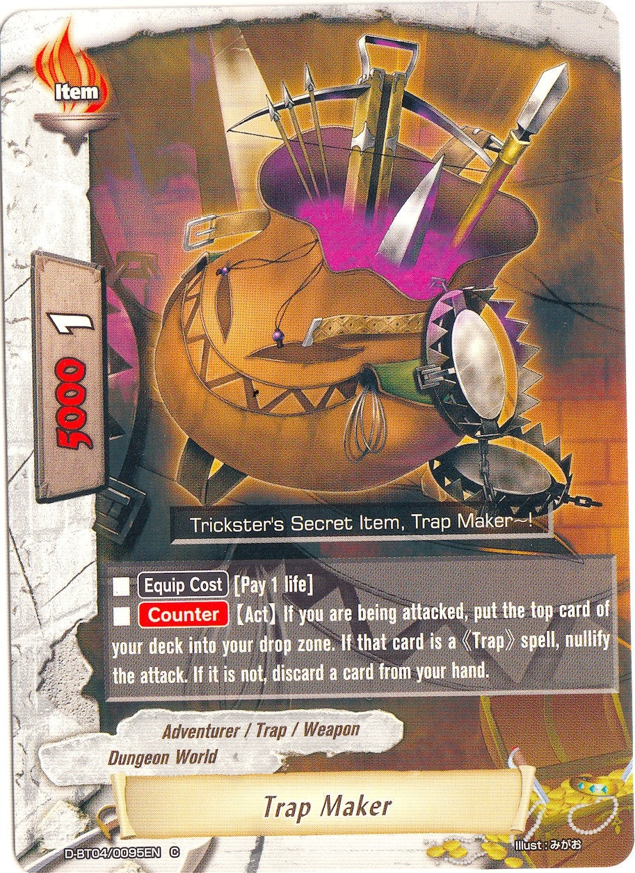 Image for Trap Maker (Shine! Super Sun Dragon!!) (D-BT04/0095EN) - Future Card BuddyFight