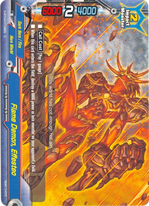 Image for Flame Demon, Effesteo (Shine! Super Sun Dragon!!) (D-BT04/0106EN) - Future Card BuddyFight