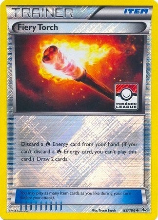 Image for Fiery Torch - 89/106 (Pokemon League) (League & Championship Cards) (089/106) - Pokemon