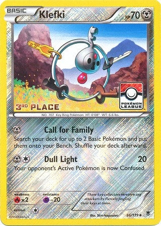 Image for Klefki - 66/119 (Pokemon League) [3rd Place] (League & Championship Cards) (066/119) - Pokemon