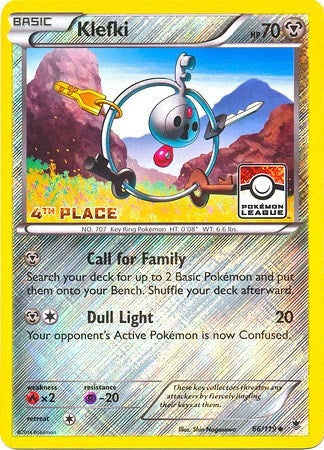 Image for Klefki - 66/119 (League Promo) [4th Place] (League & Championship Cards) (066/119) - Pokemon