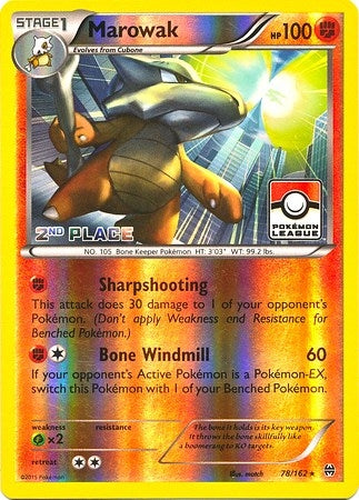 Image for Marowak - 78/162 (Pokemon League) [2nd Place] (League & Championship Cards) (078/162) - Pokemon