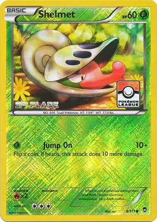 Image for Shelmet - 8/111 (Pokemon League) [2nd Place] (League & Championship Cards) (008/111) - Pokemon