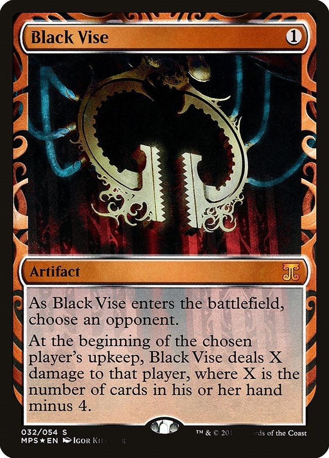 Image for Black Vise (Masterpiece Series: Kaladesh Inventions) (32) - Magic: The Gathering