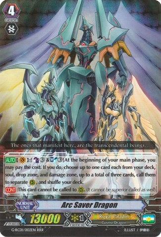 Image for Arc Saver Dragon (G-RC01: Revival Collection) (G-RC01/002EN) - Cardfight Vanguard