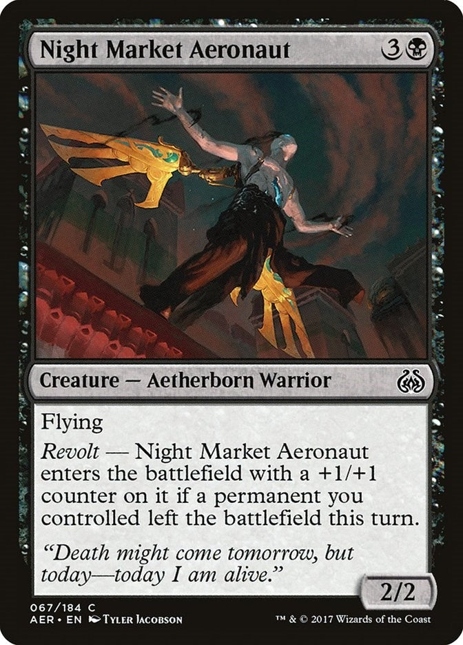 Image for Night Market Aeronaut (Aether Revolt) (67) - Magic: The Gathering