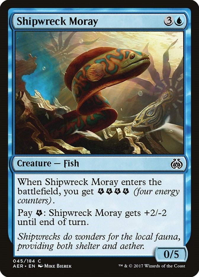 Image for Shipwreck Moray (Aether Revolt) (45) - Magic: The Gathering