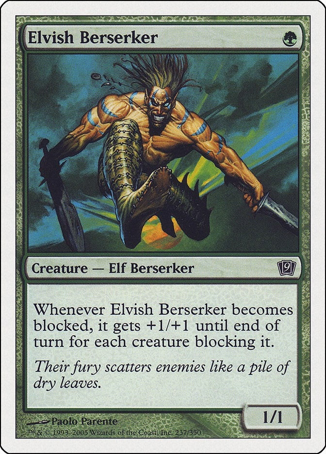 Image for Elvish Berserker (9th Edition) (237) - Magic: The Gathering