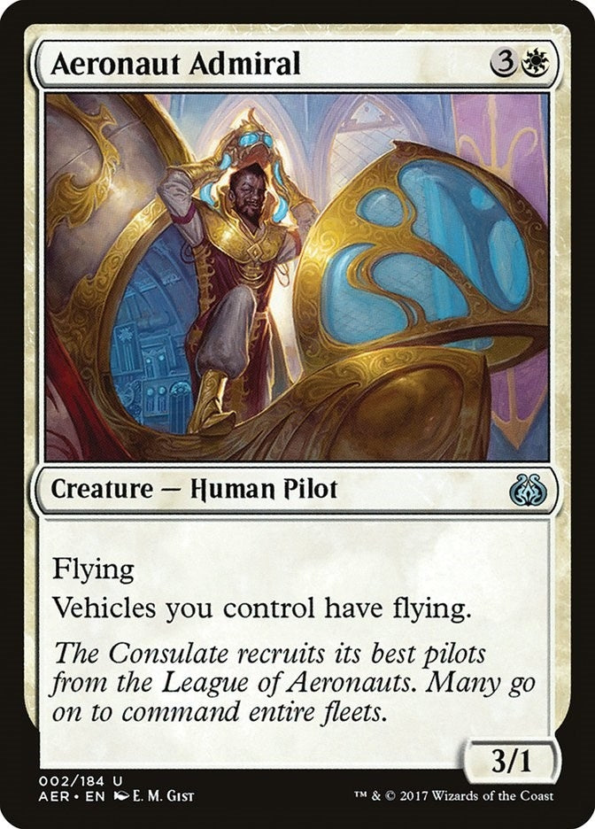 Image for Aeronaut Admiral (Aether Revolt) (2) - Magic: The Gathering