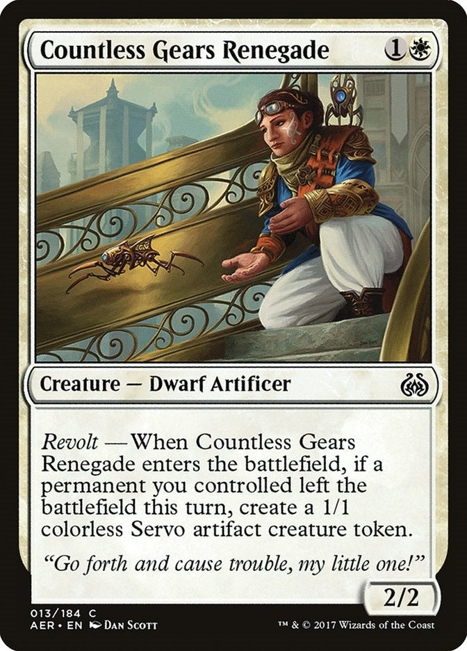 Image for Countless Gears Renegade (Aether Revolt) (13) - Magic: The Gathering