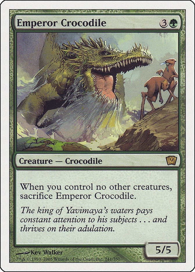 Image for Emperor Crocodile (9th Edition) (241) - Magic: The Gathering