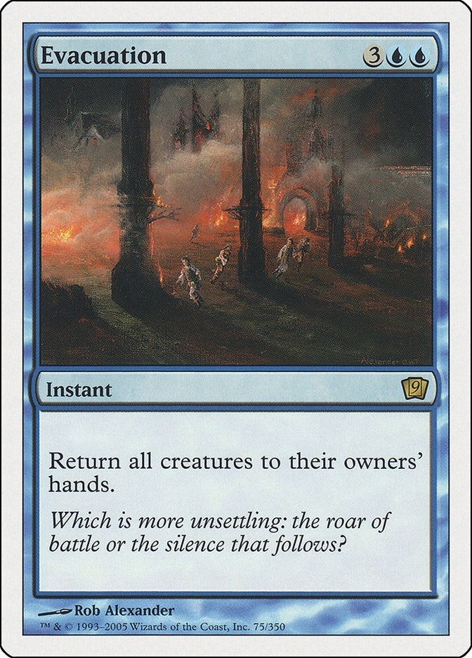 Image for Evacuation (9th Edition) (75) - Magic: The Gathering