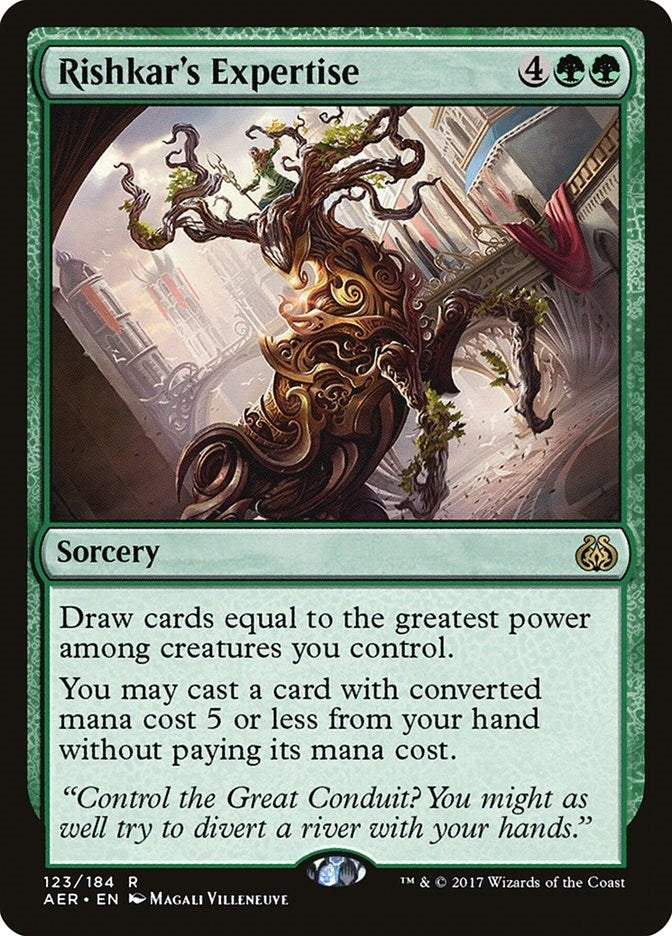 Image for Rishkar's Expertise (Aether Revolt) (123) - Magic: The Gathering