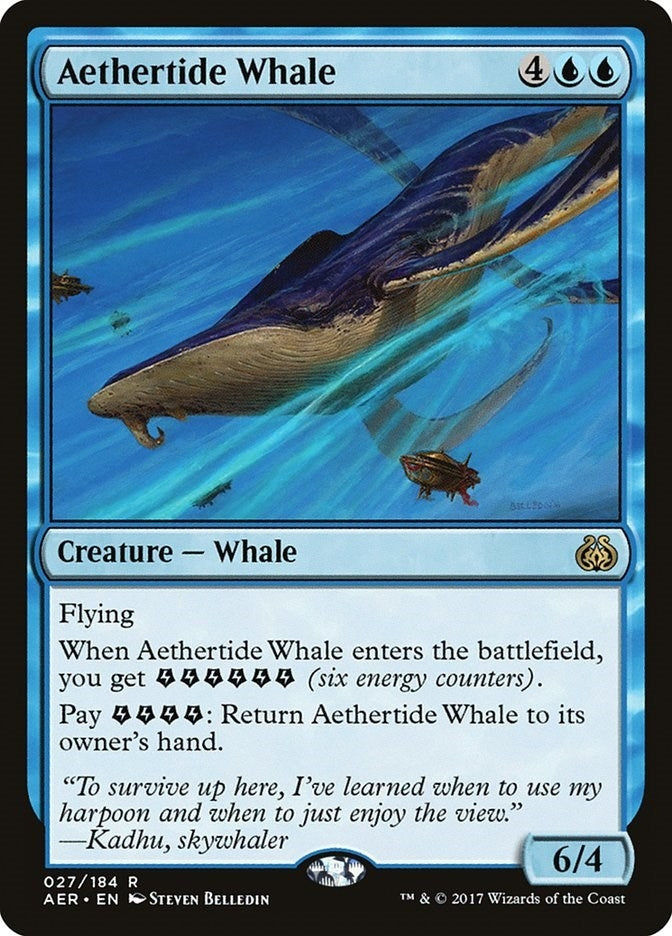 Image for Aethertide Whale (Aether Revolt) (27) - Magic: The Gathering
