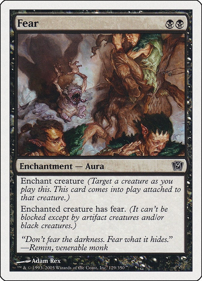 Image for Fear (9th Edition) (129) - Magic: The Gathering